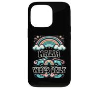 Malia Vibes Only Cute Retro Girls Malia Name Carcasa para iPhone 13 Pro