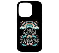 Malia Vibes Only Cute Retro Girls Malia Name Carcasa para iPhone 14 Pro
