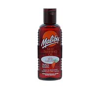 Malibu - Aceite de bronceado rápido resistente al agua con betacarotenos y fragancia a coco tropical (100 ml, marrón)