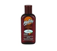 Malibu - Aceite de bronceado rápido resistente al agua con betacarotenos y fragancia a coco tropical (200 ml)