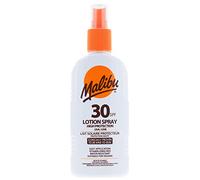 Malibu Lotion Spray - Loción pulverizador de alta protección solar, SPF30 UVA UVBt, 200 ml, 1 unidad