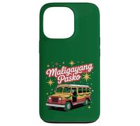 Maligayang Pasko Christmas Jeepney Filipino Filipinas Carcasa para iPhone 13 Pro