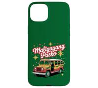 Maligayang Pasko Christmas Jeepney Filipino Filipinas Carcasa para iPhone 15 Plus
