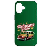 Maligayang Pasko Christmas Jeepney Filipino Filipinas Carcasa para iPhone 16