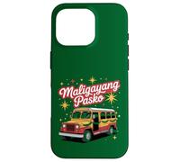 Maligayang Pasko Christmas Jeepney Filipino Filipinas Carcasa para iPhone 16 Pro