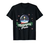 Maligayang Pasko Filipinas Filipino Parol Snowmas Camiseta