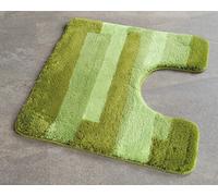 Malina Kiwigrün Alfombra De WC Con Corte 55x55cm. Altura De Flor: 20mm