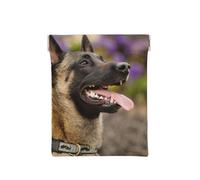 Malinois Belga Mascotas Perros Malinois Belga, Squeeze Top Wallet Bolsa de Almacenamiento para Mujer Monedero pequeño Bolsa de Cambio