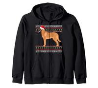 Malinois Christmas Belga Malinois Pastor Belga Vacaciones Sudadera con Capucha