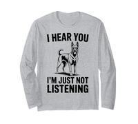 Malinois Divertido Belga Malinois Manga Larga