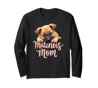 Malinois Mom Dog Pastor Belga Mamá Lindo Cachorro Manga Larga
