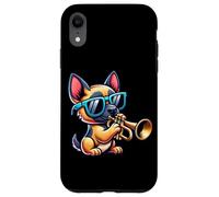 Malinois Trompeta Con Estilo y Actitud Carcasa para iPhone XR