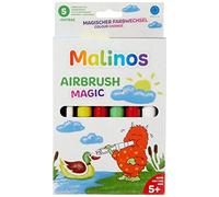 Malinos- Blopens Aerógrafo Magic 5+1, Multicolor, 6 Unidad (Paquete de 1) (300965)