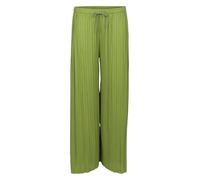Malito 883 - Pantalones plisados para mujer, sueltos, suaves, de gasa, largos de verano, modernos, verde lima, L-XL