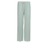 Malito 883 - Pantalones plisados para mujer, sueltos, suaves, de gasa, largos de verano, modernos, verde menta, S-M