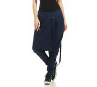 Malito básico Pantalones Bombacho Pantalones Anchos 91086 Mujer Talla Única
