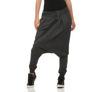 Malito básico Pantalones Bombacho Pantalones Anchos 91086 Mujer Talla Única