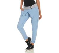 Malito Envolver Pantalón Boyfriend Torcedura Baggy Aladin Bombacho Sudadera 3318 Mujer Talla Única (Azul Claro)