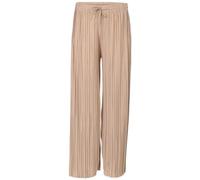 malito more than fashion Damen Plisseehose - lockere weich fließende Chiffonhose - Lange Sommerhose - Trendige Marlenehose 883, marrón, L-XL