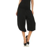 Malito Mujer Pantalón Bombacho Aladino Harem Pantalón Yoga Uni 1483 (Negro)