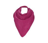 Malito S601 - Bufanda de moda para mujer, diseño triangular, color liso y estampado de Leo, tamaño XXL, largo y esponjoso, Frambuesa., Talla única