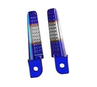 MALIYAE Estribos 1 Par De Reposapiés Antideslizantes para Pedal Trasero para Phantom 150 para CB190R(Blue White)