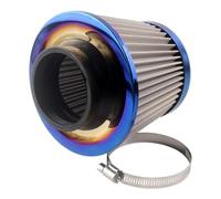 MALIYAE Filtro De Aire De Entrada De Aire De Acero Inoxidable Universal 60MM 65MM 70MM 75MM AF07 Filtro De Aire De Motor De Motocicleta Moto Filtro Aire(65mm)