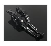 MALIYAE Maneta Freno Embrague para Y&amaha para MT-10 para FZ10 para MT10 2016-2020 Palanca Freno Motocicleta Juego Palanca Embrague Protector Manija Plegable Ajustable(2016-2020 BlackA)