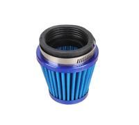 MALIYAE para GY6 50cc 110cc 125cc Motocicleta 45mm 48mm 58mm Universal 38mm Filtro De Aire De Motocicleta Inducción De Admisión Moto Filtro Aire(48-50MM Blue)