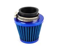 MALIYAE para GY6 50cc 110cc 125cc Motocicleta 45mm 48mm 58mm Universal 38mm Filtro De Aire De Motocicleta Inducción De Admisión Moto Filtro Aire(38MM Blue)