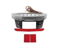 MALIYAE para Touring para Sportster para XL883 para XL 883 1200 Guardabarros Trasero De Motocicleta Borde Luz Trasera LED Lámparas Freno Luz Trasera(Color-02)