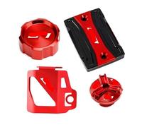 MALIYAE Tapa Depósito Líquido Frenos Tapa Aceite Motor para Pósito Líquido Frenos Lantero Y Trasero Motocicleta, Accesorios para MT07 2021 2022 para MT 07(Color-3)