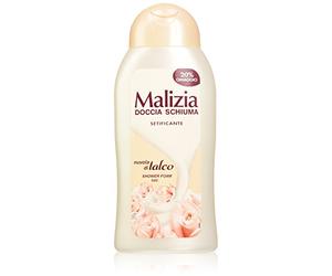 Malizia, Espuma de ducha Nube de Talco, 250 + 50 ml