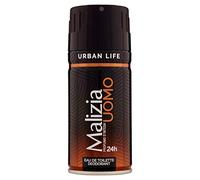 MALIZIA UOMO | Eau De Toilette Desodorante Urban Life 24H, 150 ml