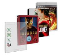 MALKO Paquete de 20 Fundas Protectoras Steelbook. Compatible con: 4K UHD | BLU-Ray | Arrow Video con Funda | Criterion BLU Ray Case | PS3 PS4 PS5 Games & Steelbooks