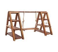 Malkoaswe Expositor de 3 pisos de madera con platos para servir de 3 niveles, soporte rectangular para raclette, bandeja de servir rectangular de madera para picnics