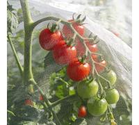 Malla Anti Insectos, 1.2 x 3m Fina Anti-Insectos, Red Antipajaros, Blanca Malla Antipajaros, Red de Proteccion contra para Jardín Árboles Frutales Huerto Cultivos Flores