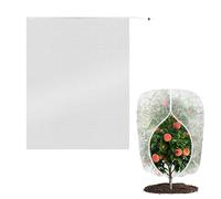 malla anti-insectos huerto - malla mosquitera 2,4m x 2m - malla protectora para frutas, verduras y arbustos - malla fina con cierre de cremallera y cordón ajustable - anti-pájaros para huertos