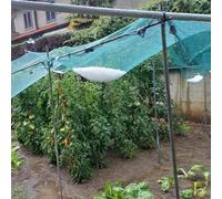 Malla Antigranizo para Huerto, Red Antipajaros para Plantas De Jardín, Red de Protección para Frutas y Verduras, Plantas Flores, Malla de 5mm, Cortable, Reutilizable(5x15m)