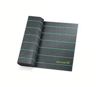 Malla Antihierbas (1 m x 2 m) - Tela Antihierbas Plegable Transpirable, Protege el Huerto de Maleza - 100 gsm Color Negro