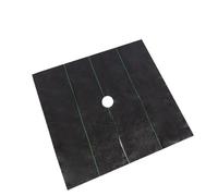 Malla Antihierbas 10 Uds. Esteras for el Control de malezas de árboles de jardín cubierta de tela de red cubierta de protección de degradación hidratante transpirable for huerto(Regular type,10pcs 1x1