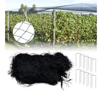 Malla Antipajaros, 5mx15m Red Antipajaros, Antipajaros Red Jardin Malla Antipajaros Malla Jardin Nero Protección de Plantas Arboles Frutas Verduras Estanque Control de Aves (Negro)