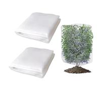 Malla Antipájaros para Huerto y Jardín - 2 Piezas Cubierta De Barrera Para Plantas Con Cordón Y Cremallera,Cubierta de Red Para Exterior,para Invernadero Cercado Entutorado y Protección de Cultivos en