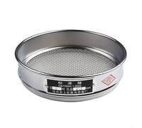 Malla cromada del acero inoxidable de la capa doble del tamiz de la prueba de los 20cm para el laboratorio, de la comida y de los usos farmacéuticos Opciones de la malla de 4 a 600 (7 mallas)