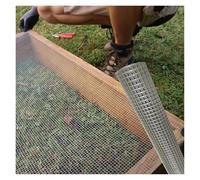 Malla de Acero Inoxidable 304 para jaulas de Aves de Corral, recintos para Animales pequeños, reja de Seguridad para Balcones, Aberturas de 1 cm, Grosor del Alambre de 0,