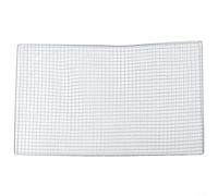 Malla de acero inoxidable para barbacoa, rejilla de malla de rejilla de repuesto para barbacoa al aire libre, herramienta de picnic, 40 x 25 cm