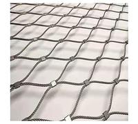 Malla de alambre de acero inoxidable 304, valla de jardín multifuncional, red de gallinero, valla límite portátil sin electricidad, 1 x 25 m para animales al aire libre