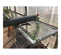 Malla de alambre de acero inoxidable - Aberturas de 1/10.2 cm 3/20.3 cm 1/5.1 cm, valla de jardín de metal duradero para proteger contra pollos, perros y otros animales (1,2 x 5 m, 9 x 9 mm)