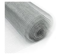 Malla de alambre de acero inoxidable para jardín, 10 mm/0,6 mm, barrera de seguridad para pájaros, 0,8 x 24 m, malla de metal duradera para plantas nuevas
