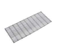 Malla de alambre de acero inoxidable para protección de jardín y balcón, valla de animales, malla de ciervos y aves de corral (tamaño: 1,5 x 7 m, tamaño del agujero: 5 cm)